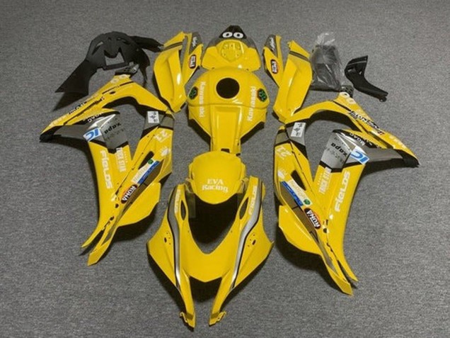 Discount 2016-2020 Yellow Blue White Trick Star Eva Racing Kawasaki ZX10R Motorcycle Fairings Canada