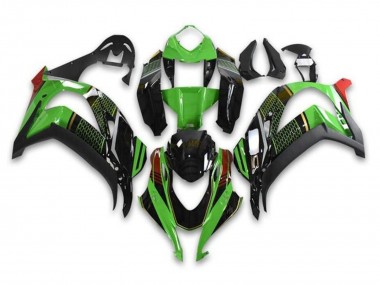 Discount 2016-2020 Green Glossy Black Red Honeycomb Kawasaki ZX10R Motorcycle Fairings Canada