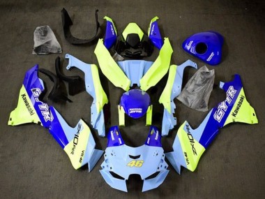 Discount 2021-2025 Blue Yellow GYTR 46 Kawasaki ZX10R Motorcycle Fairings Canada