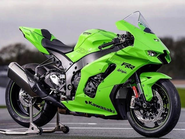 Discount 2021-2025 Green Black Kawasaki ZX10R Motorcycle Fairings Canada