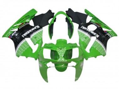Discount 2000-2001 Green Black White Elf Kawasaki ZX12R Motorcycle Fairings Canada