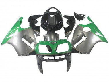 Discount 2000-2001 Silver Green Black Kawasaki ZX12R Motorcycle Fairings Canada
