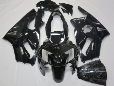 Discount 2000-2001 Glossy Black Kawasaki ZX12R Motorcycle Fairings Canada