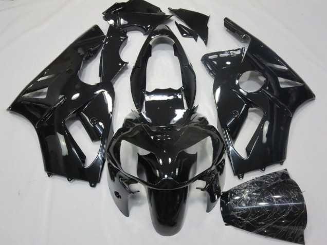 Discount 2000-2001 Glossy Black Kawasaki ZX12R Motorcycle Fairings Canada