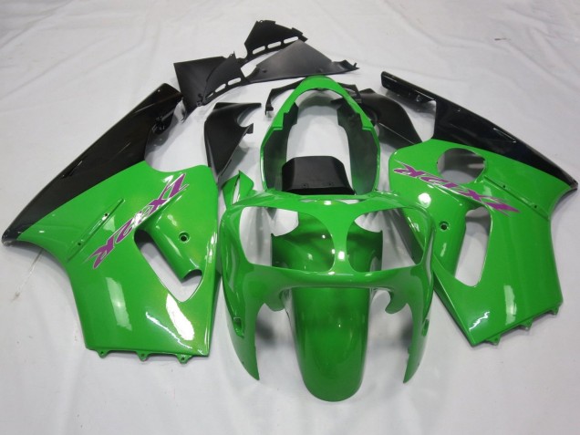 Discount 2000-2001 Green Black Purple Kawasaki ZX12R Motorcycle Fairings Canada