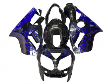 Discount 2002-2006 Glossy Black Blue Flame Kawasaki ZX12R Motorcycle Fairings Canada