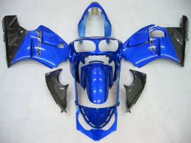Discount 2002-2006 Blue Glossy Black Kawasaki ZX12R Motorcycle Fairing Canada