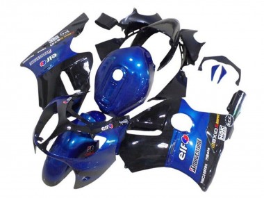 Discount 2002-2006 Blue Glossy Black Elf Bridgestone Kawasaki ZX12R Motorcycle Fairings Canada