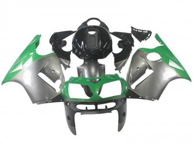Discount 2002-2006 Silver Green Black Kawasaki ZX12R Motorcycle Fairings Canada
