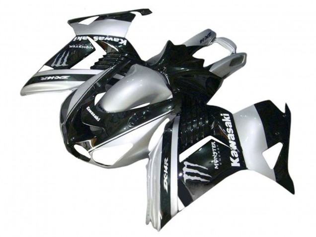 Discount 2006-2011 Silver Black Monster Kawasaki ZX14R ZZR1400 Motorcycle Fairings Canada