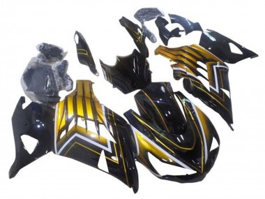 Discount 2012-2024 Glossy Black Gold Stripe Kawasaki ZX14R ZZR1400 Motorcycle Fairings Canada