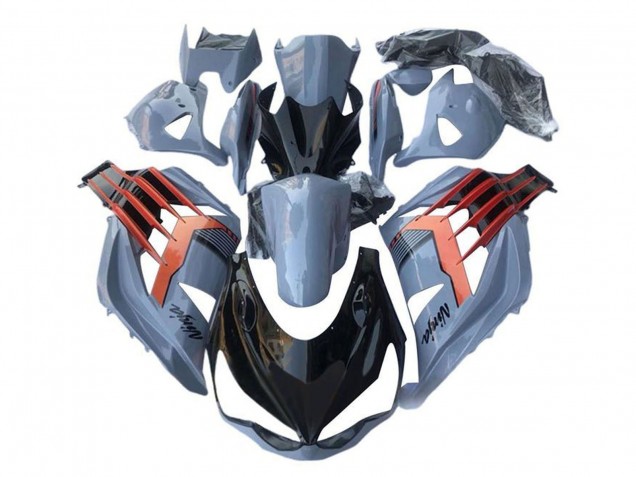Discount 2012-2024 Light Blue Orange Black Kawasaki ZX14R ZZR1400 Motorcycle Fairings Canada
