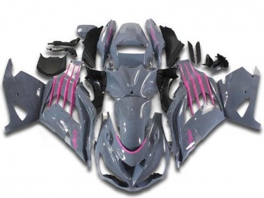 Discount 2012-2024 Nardo Grey Pink Kawasaki ZX14R ZZR1400 Motorcycle Fairings Canada