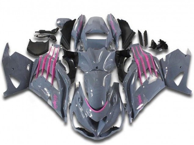 Discount 2012-2024 Nardo Grey Pink Kawasaki ZX14R ZZR1400 Motorcycle Fairings Canada