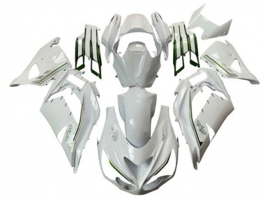 Discount 2012-2024 White Green Silver Stripe Kawasaki ZX14R ZZR1400 Motorcycle Fairings Canada