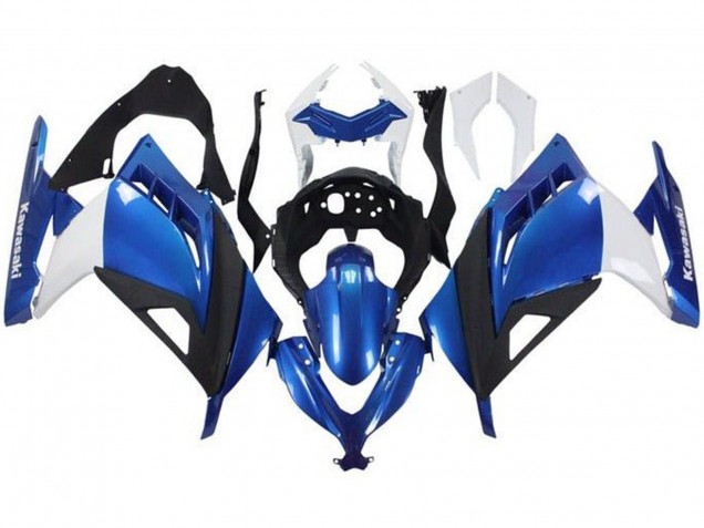 Discount 2013-2024 White Blue Black Kawasaki EX300 Motorcycle Fairings Canada