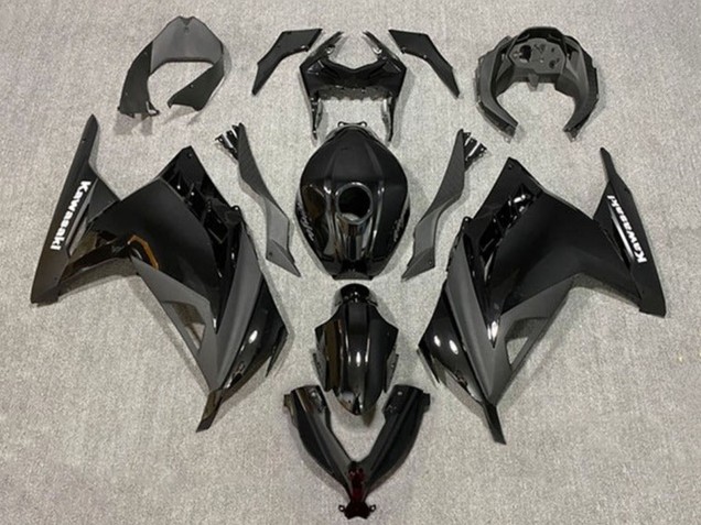Discount 2013-2024 Glossy Black Matte Black Kawasaki EX300 Motorcycle Fairings Canada
