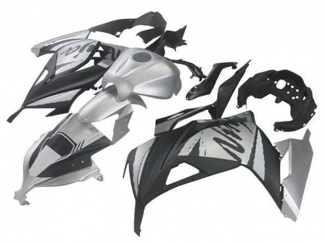 Discount 2013-2024 Silver Black Kawasaki EX300 Motorcycle Fairings Canada
