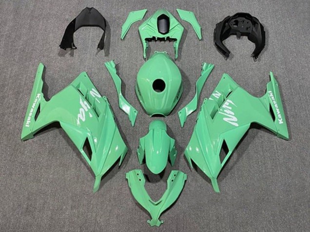 Discount 2013-2024 Light Green White Kawasaki EX300 Motorcycle Fairings Canada