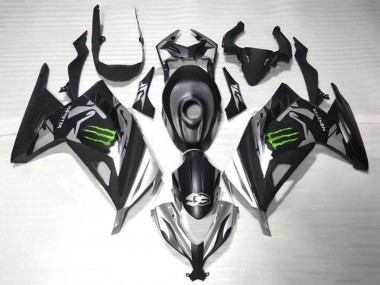 Discount 2013-2024 Matte Black Silver Green Monster Kawasaki EX300 Motorcycle Fairings Canada