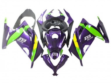 Discount 2013-2024 Purple Green Yellow Eva Racing Kawasaki EX300 Motorcycle Fairings Canada
