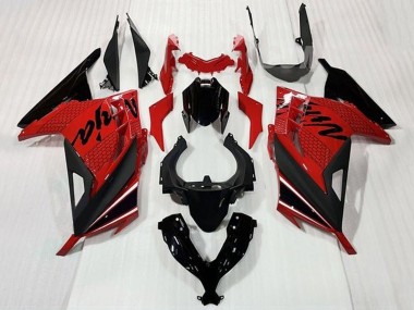 Discount 2013-2024 Red Black White Stripe Kawasaki EX300 Motorcycle Fairings Canada