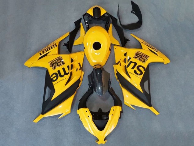 Discount 2013-2024 Yellow Black Supreme Kawasaki EX300 Motorcycle Fairings Canada