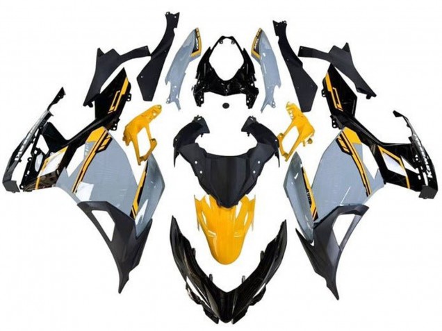 Discount 2018-2024 Nardo Grey Orange Black Kawasaki Ninja 400 Motorcycle Fairings Canada