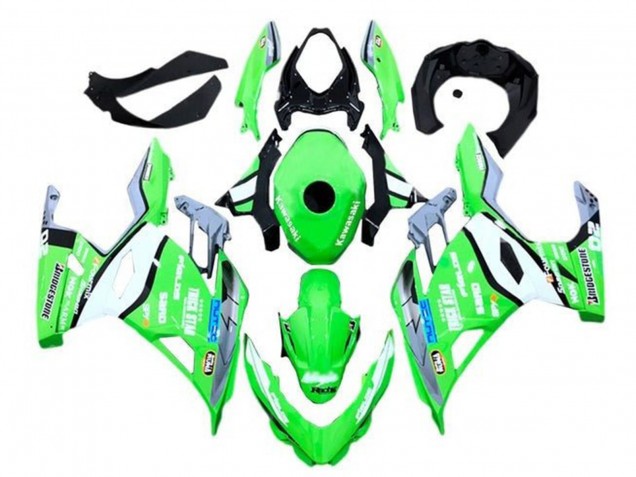 Discount 2018-2024 Green Grey Black Blue Trick Star Bridgestone Kawasaki Ninja 400 Motorcycle Fairings Canada