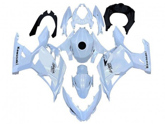 Discount 2018-2024 Pearl White Kawasaki Ninja 400 Motorcycle Fairings Canada