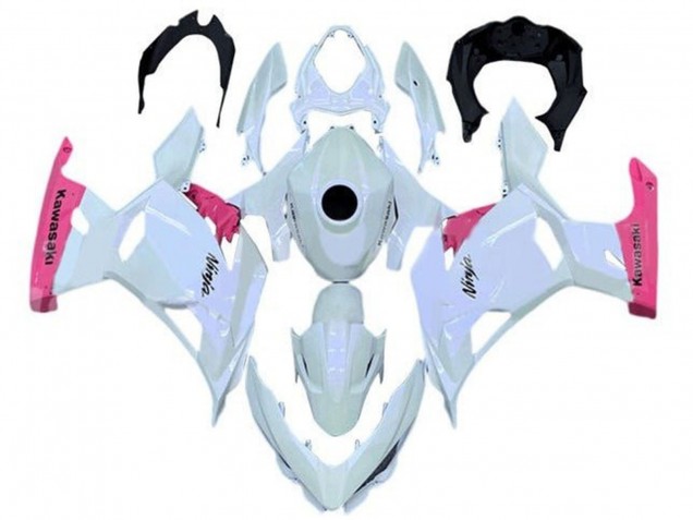 Discount 2018-2024 Pearl White Pink Kawasaki Ninja 400 Motorcycle Fairings Canada