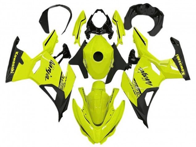 Discount 2018-2024 Neon Yellow Black Kawasaki Ninja 400 Motorcycle Fairings Canada