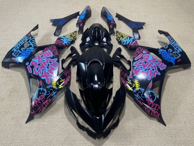 Discount 2018-2024 Black Blue Jinx Kawasaki Ninja 400 Motorcycle Fairings Canada