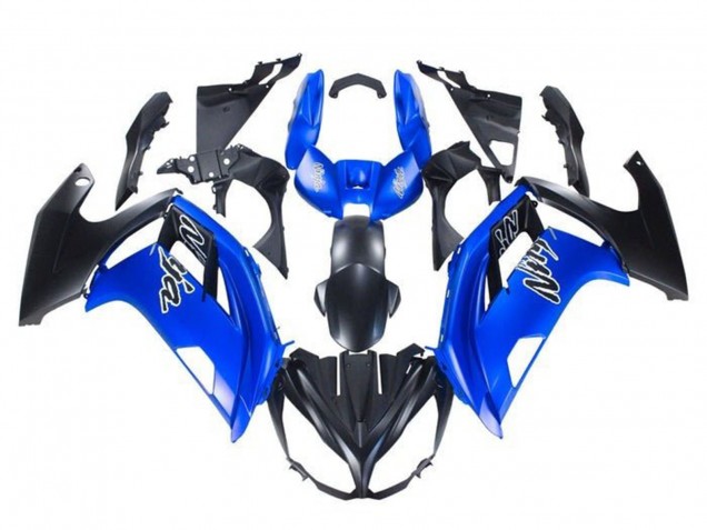 Discount 2012-2016 Blue Matte Black Kawasaki Ninja 650 EX650 Motorcycle Fairings Canada