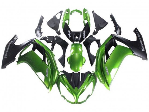 Discount 2012-2016 Green Matte Black Kawasaki Ninja 650 EX650 Motorcycle Fairing Canada