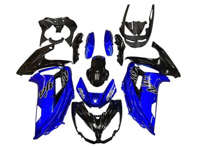 Discount 2012-2016 Blue Glossy Black Kawasaki Ninja 650 EX650 Motorcycle Fairings Canada