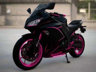 Discount 2017-2019 Glossy Black Pink Stripe Kawasaki Ninja 650 EX650 Motorcycle Fairings Canada