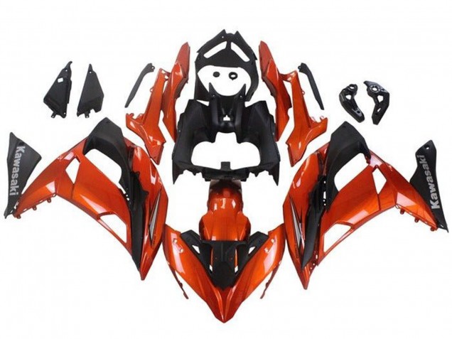 Discount 2017-2019 Orange Matte Black Kawasaki Ninja 650 EX650 Motorcycle Fairings Canada