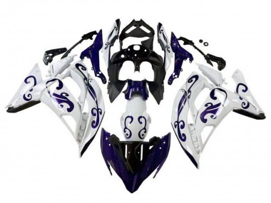 Discount 2017-2019 White Dark Blue Black Kawasaki Ninja 650 EX650 Motorcycle Fairings Canada