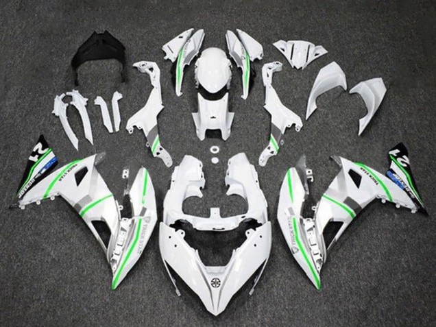 Discount 2017-2019 White Silver Green Blue Kawasaki Ninja 650 EX650 Motorcycle Fairings Canada