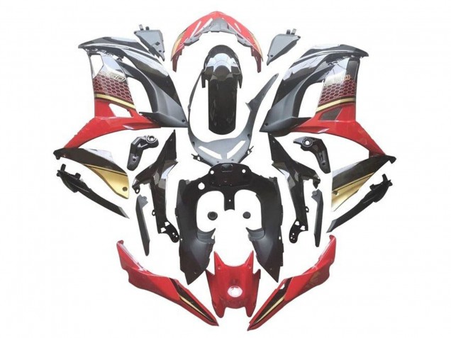 Discount 2017-2019 Red Black Gold Kawasaki Ninja 650 EX650 Motorcycle Fairings Canada