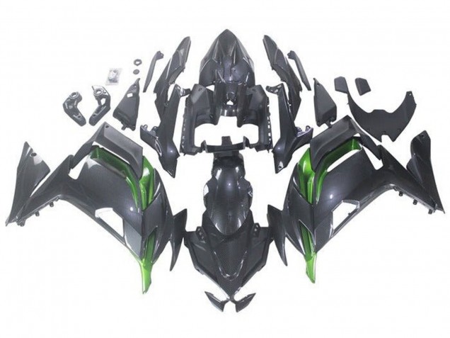 Discount 2020-2024 Faux Carbon Fiber Green Kawasaki Ninja 650 EX650 Motorcycle Fairings Canada