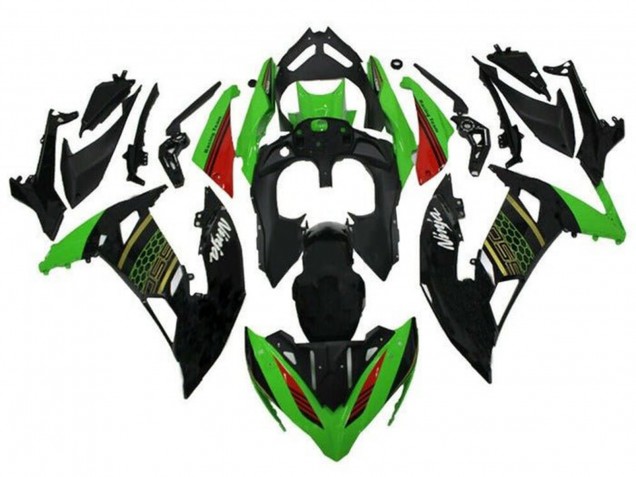 Discount 2020-2025 Green Black Red Honeycomb Kawasaki Ninja 650 EX650 Motorcycle Fairing Canada