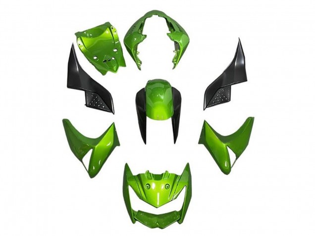 Discount 2007-2009 Green Black Kawasaki Z1000 Motorcycle Fairings Canada