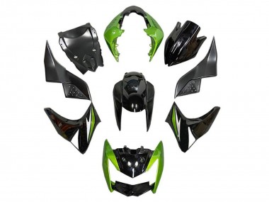 Discount 2007-2009 Green Glossy Black Silver Kawasaki Z1000 Motorcycle Fairings Canada