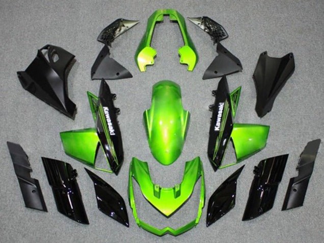Discount 2010-2013 Green Black Kawasaki Z1000 Motorcycle Fairings Canada