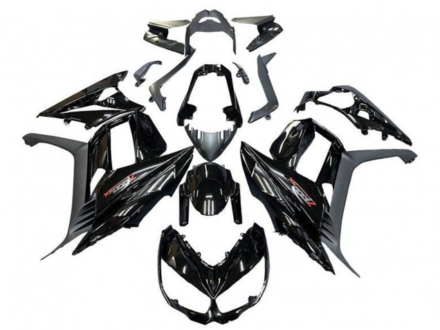 Discount 2010-2016 Glossy Black Kawasaki Z1000SX Motorcycle Fairings Canada