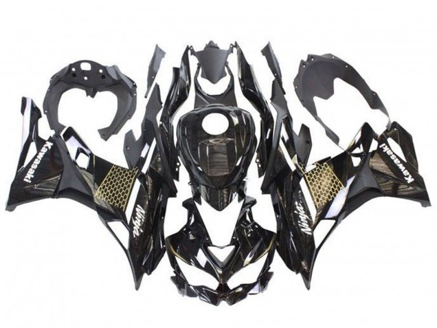 Discount 2019-2025 Glossy Black Gold White Honeycomb Kawasaki ZX25R ZX-25R Motorcycle Fairings Canada