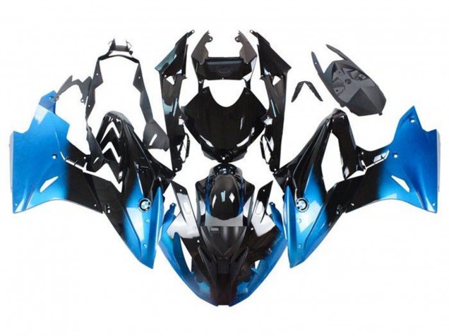 Discount 2015-2016 Blue Glossy Black BMW S1000RR Motorcycle Fairings Canada