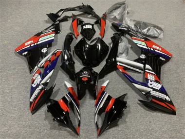 Discount 2015-2016 White Red Blue Glossy Black Stripe BMW S1000RR Motorcycle Fairings Canada